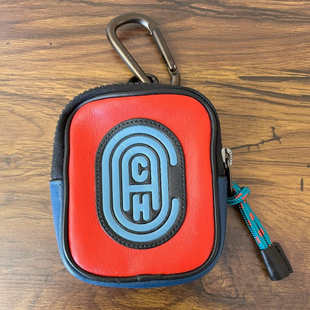 COACH Hybrid Pouch 8 In Colorblock With Coach Patch 76332